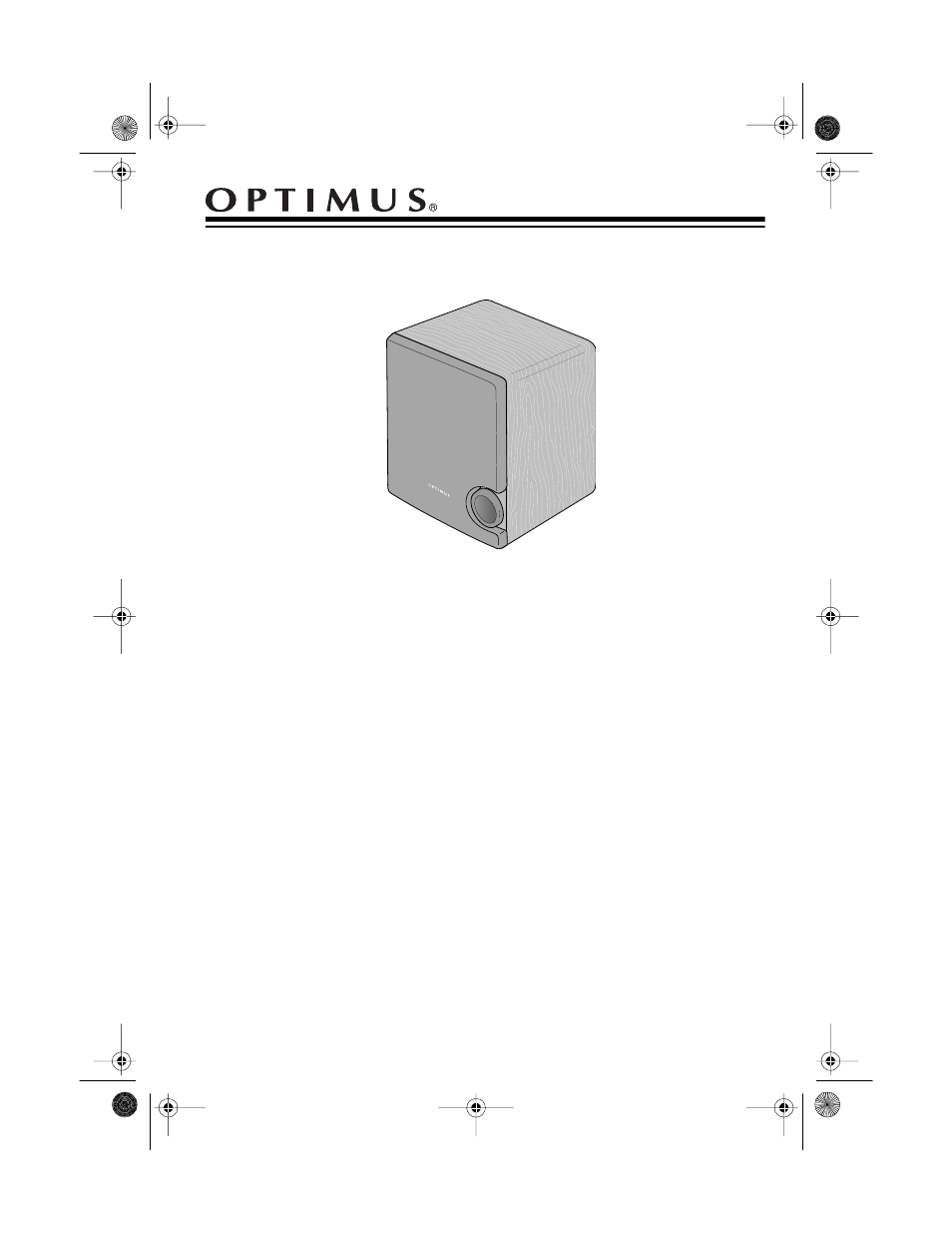 Optimus PRO SW-120 User Manual | 4 pages