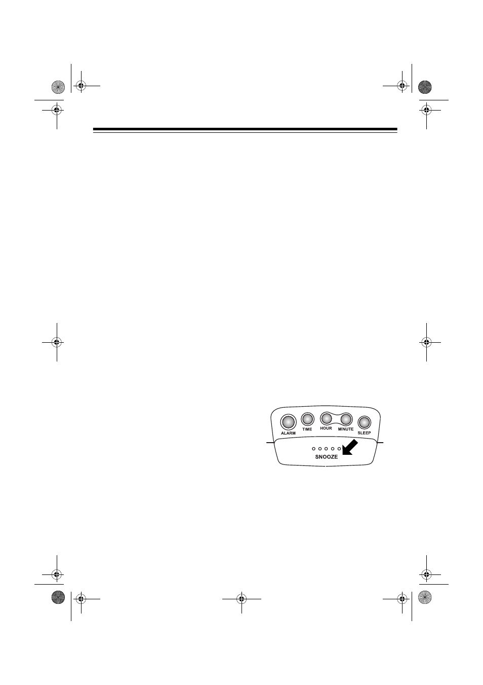 Setting the alarm time, Using the alarm, Using the radio alarm | Using snooze | Optimus CR-315 User Manual | Page 5 / 8