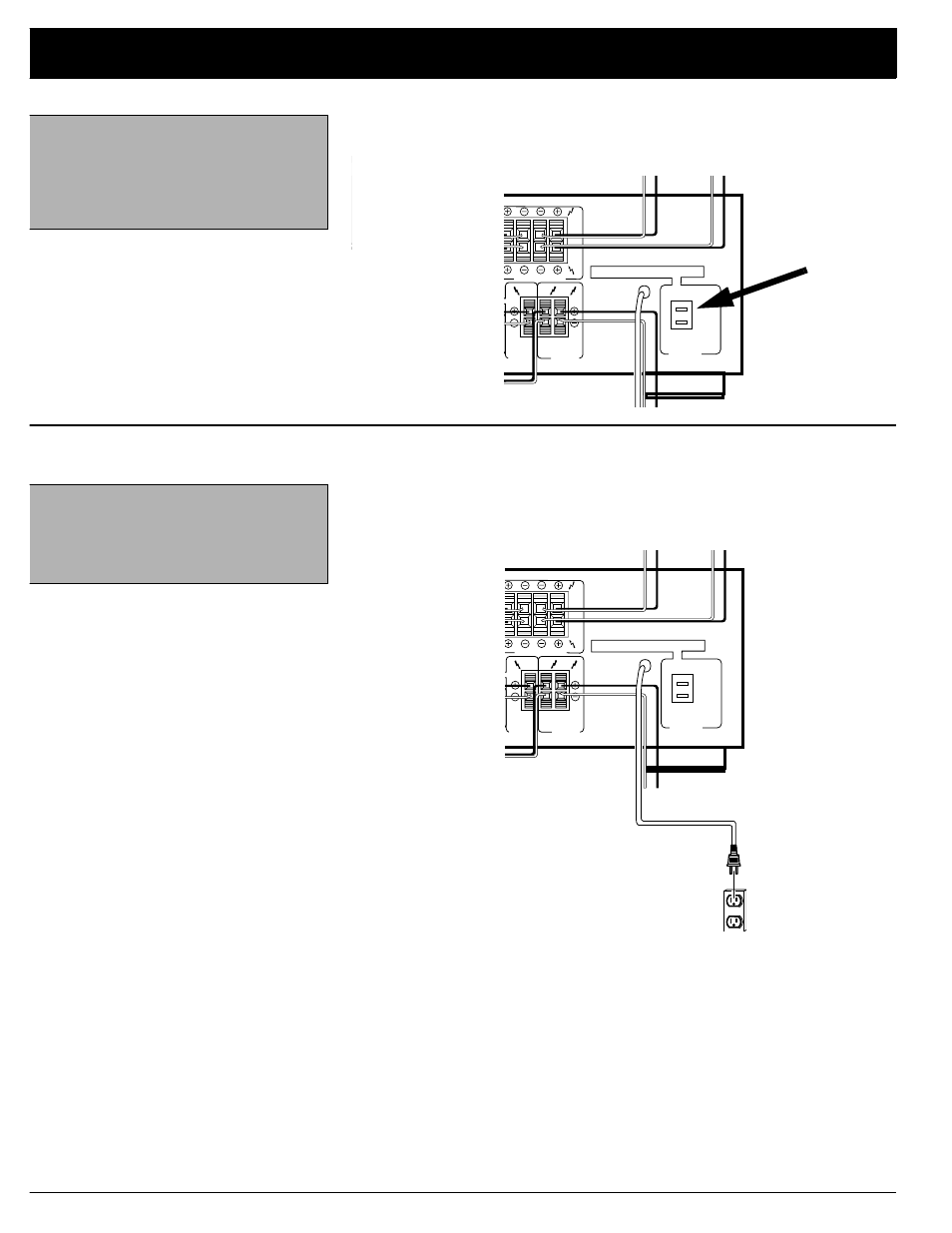 Preparing your receiver, Using the ac power outlet, Connecting to ac power | Optimus STAV-3670 User Manual | Page 14 / 32