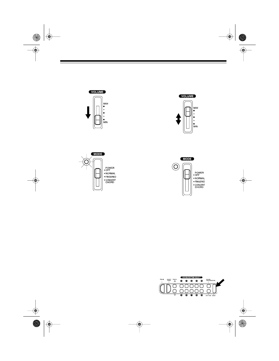 Operation, Basic operation, Playing the demonstration tune | Optimus CONCERTMATE 690 42-4035 User Manual | Page 9 / 24