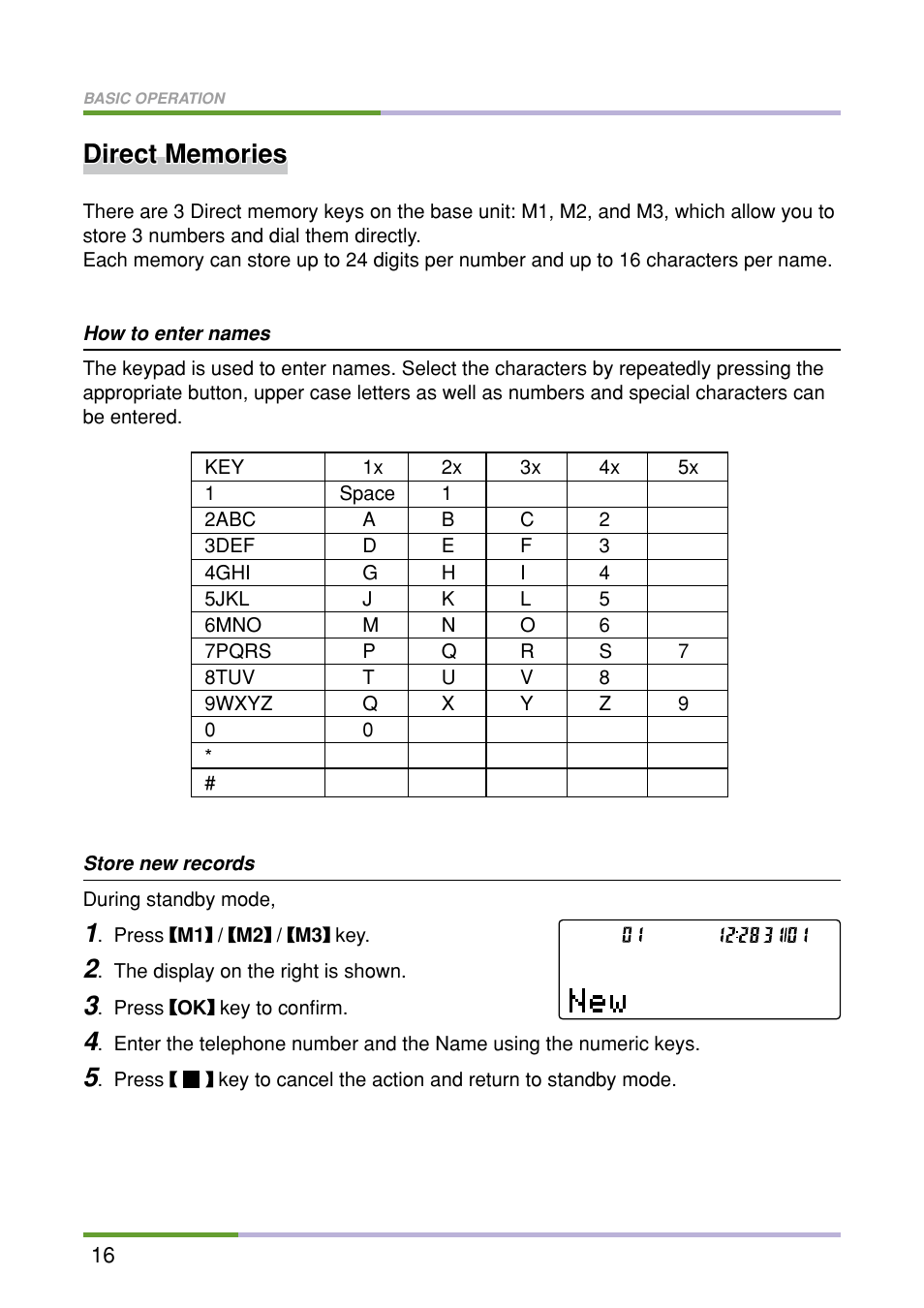 Oricom M5500 Series User Manual | Page 18 / 52