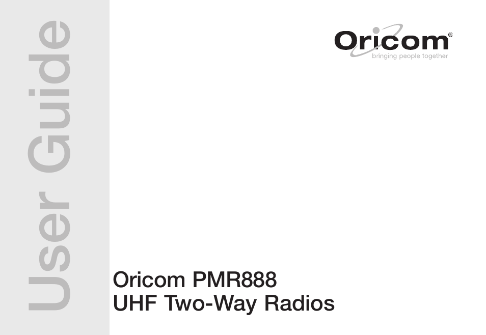 Oricom PMR888 User Manual | 15 pages