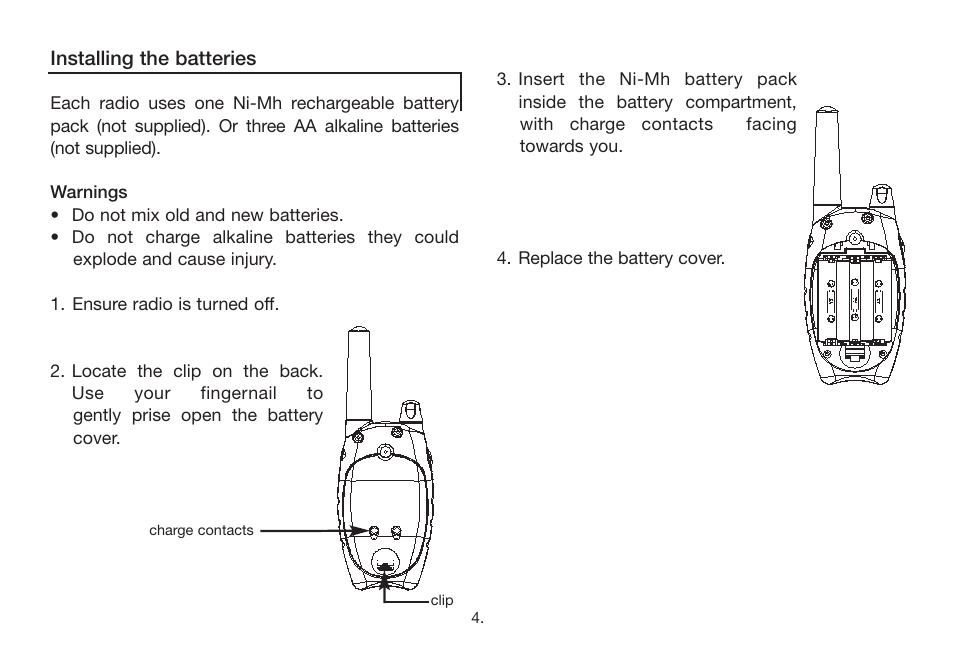 Oricom PMR888 User Manual | Page 5 / 15