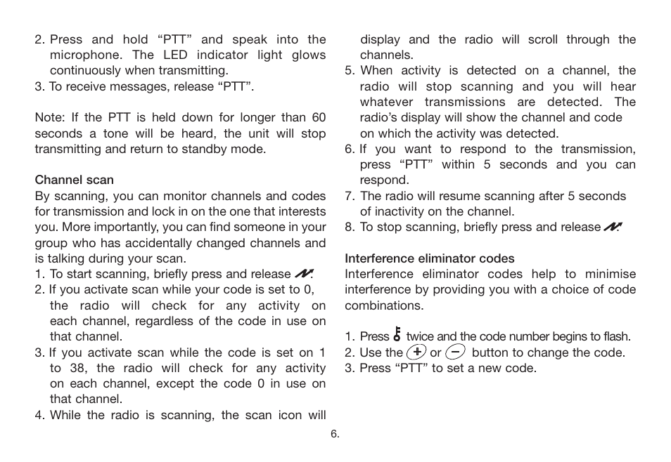 Oricom PMR888 User Manual | Page 7 / 15