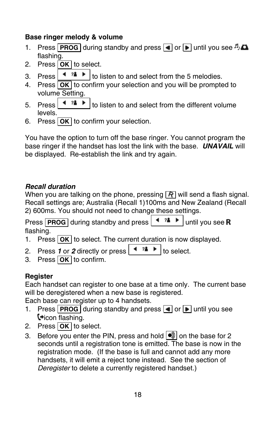 Oricom P900 User Manual | Page 18 / 35