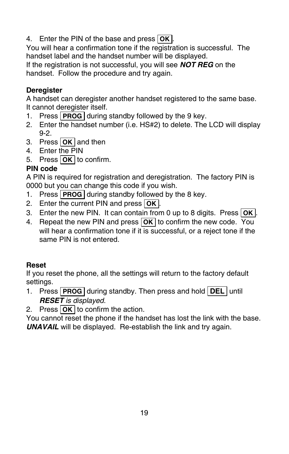 Oricom P900 User Manual | Page 19 / 35