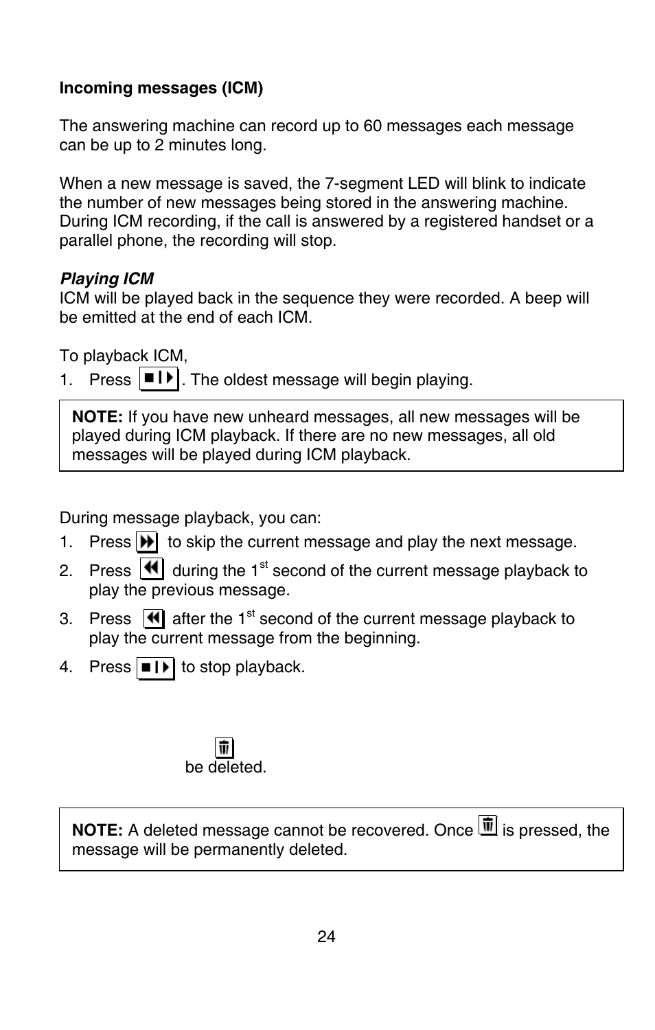 Oricom P900 User Manual | Page 24 / 35