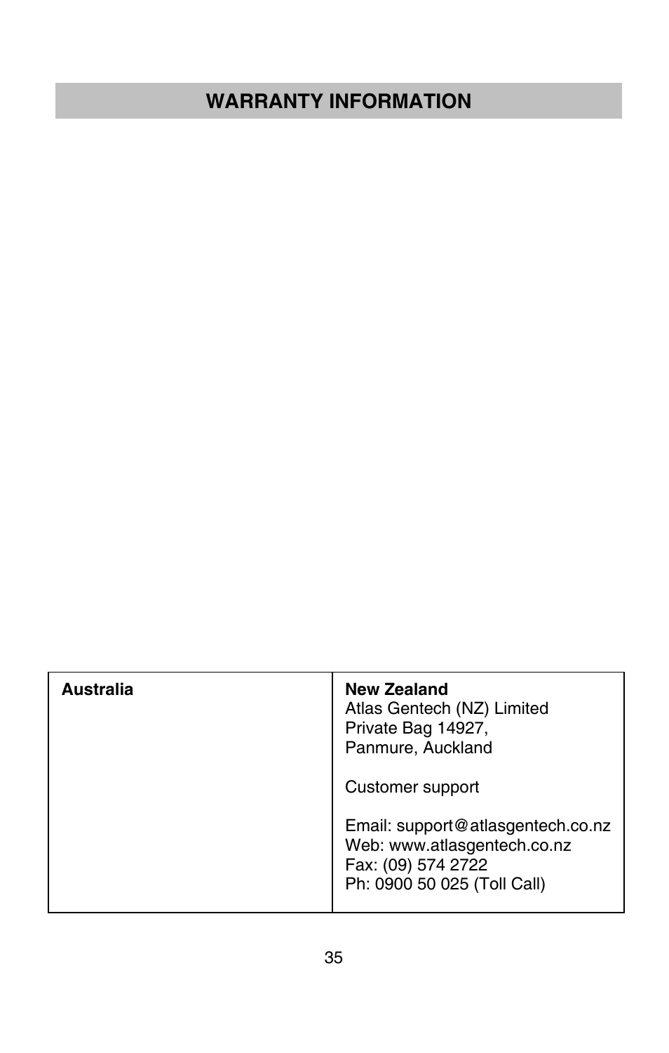 Oricom P900 User Manual | Page 35 / 35