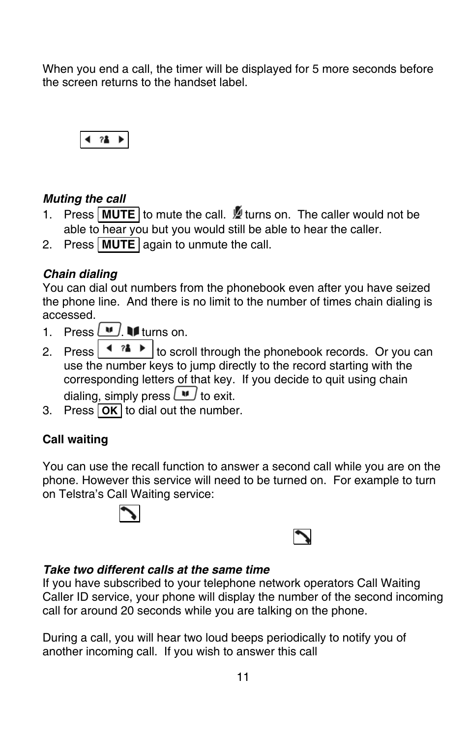 Oricom P80 User Manual | Page 11 / 23