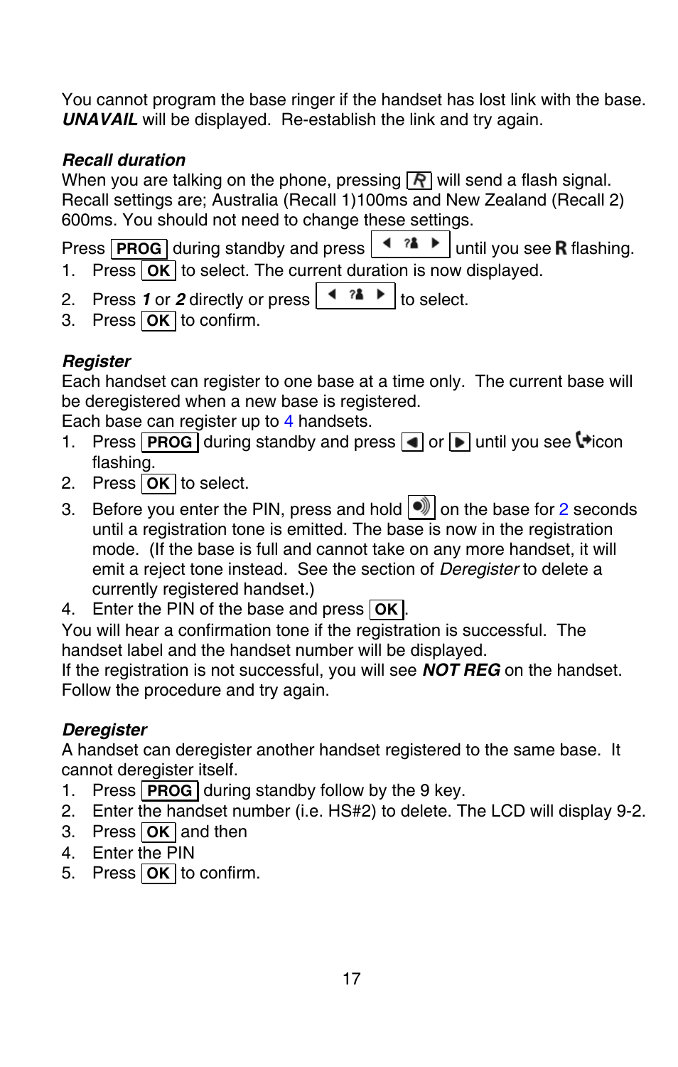 Oricom P80 User Manual | Page 17 / 23