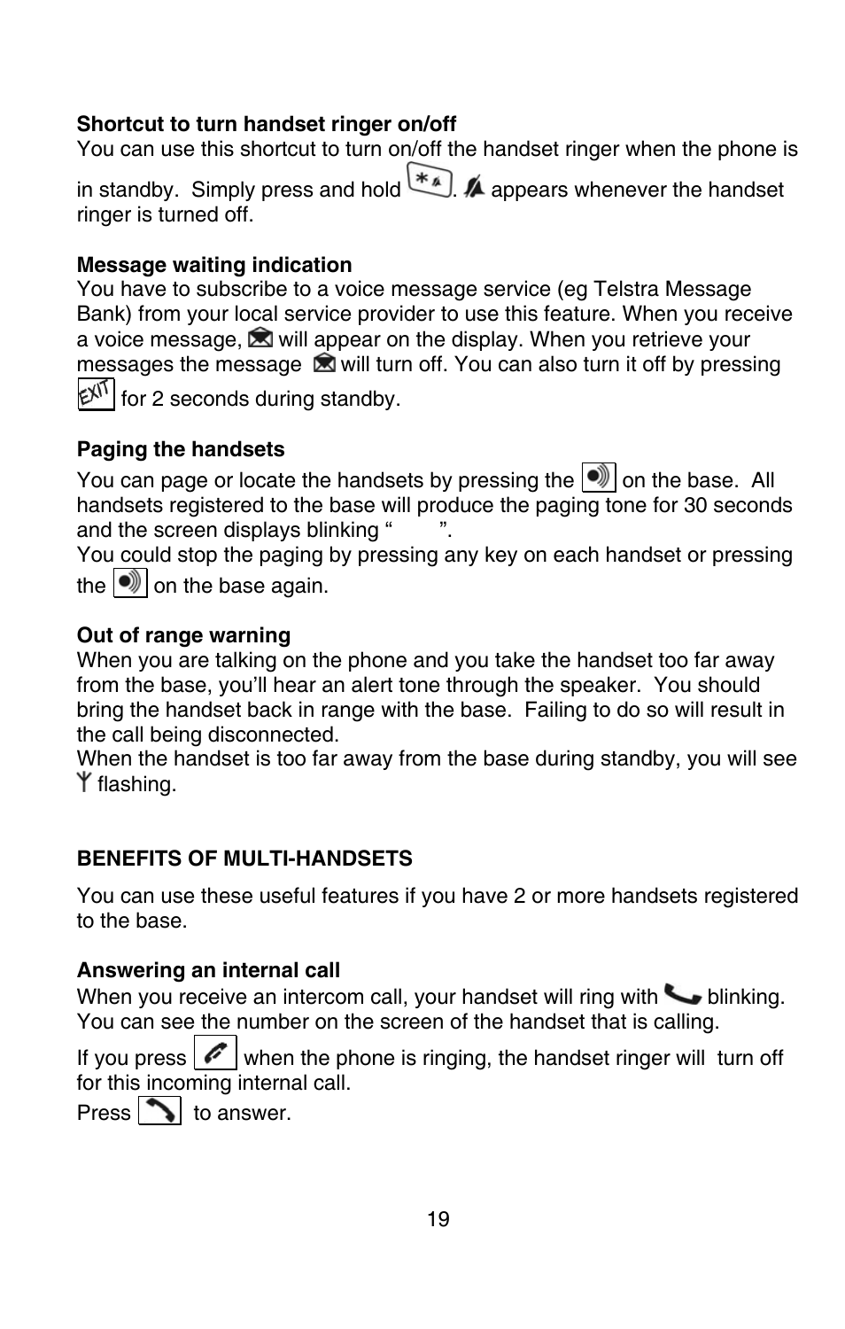Oricom P80 User Manual | Page 19 / 23