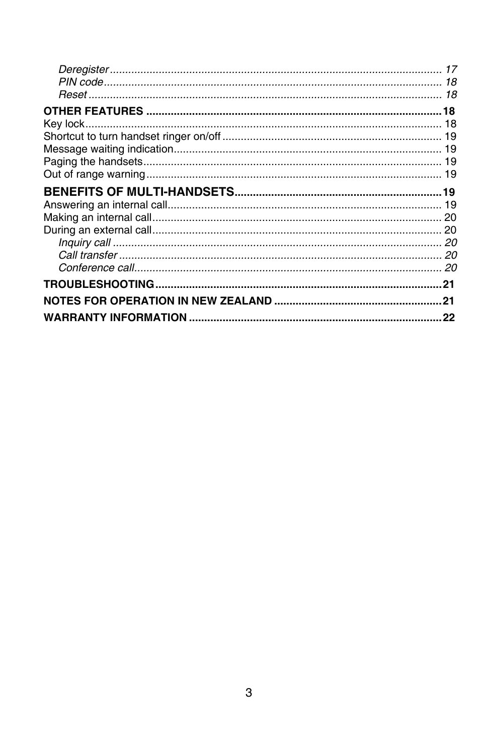 Oricom P80 User Manual | Page 3 / 23