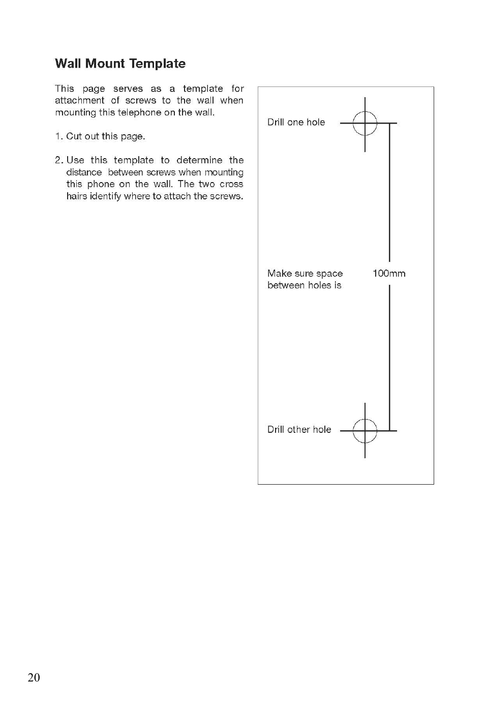 Oricom TP88 User Manual | Page 20 / 20