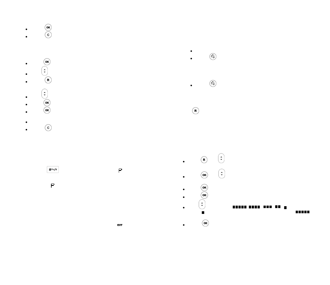 Oricom DECT MI40 User Manual | Page 11 / 36