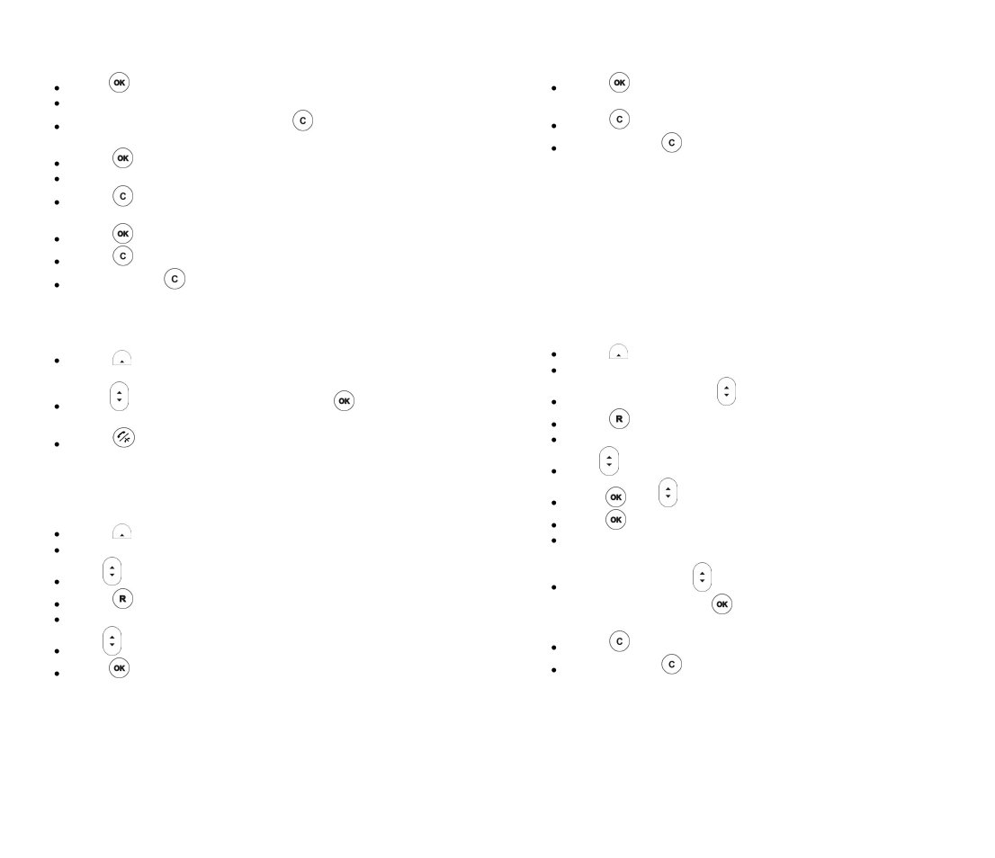 Oricom DECT MI40 User Manual | Page 14 / 36