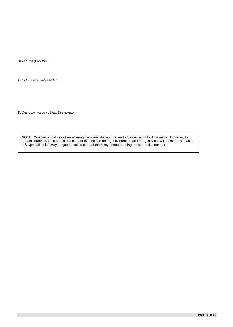 Oricom IP800 User Manual | Page 18 / 31