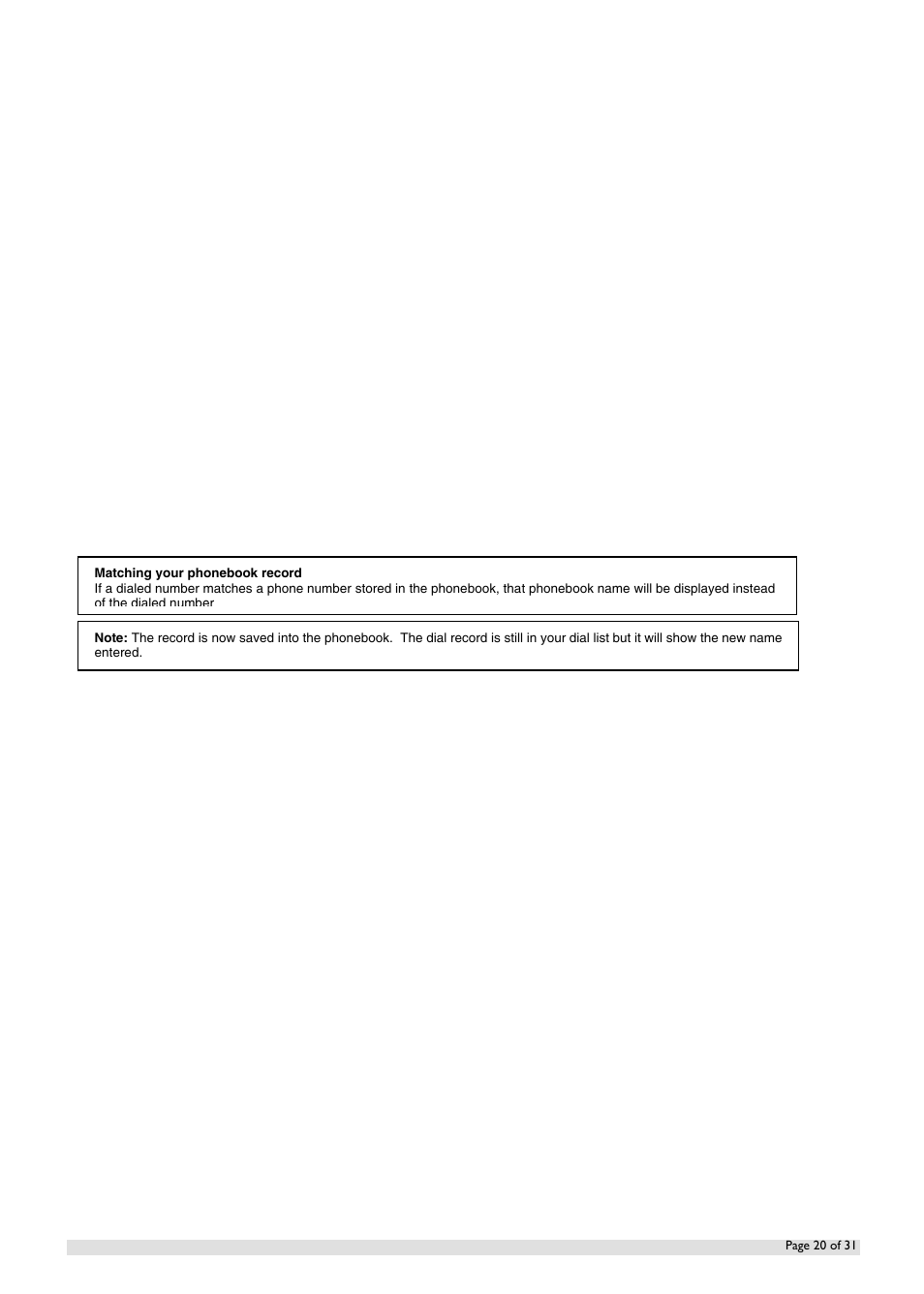 Oricom IP800 User Manual | Page 20 / 31