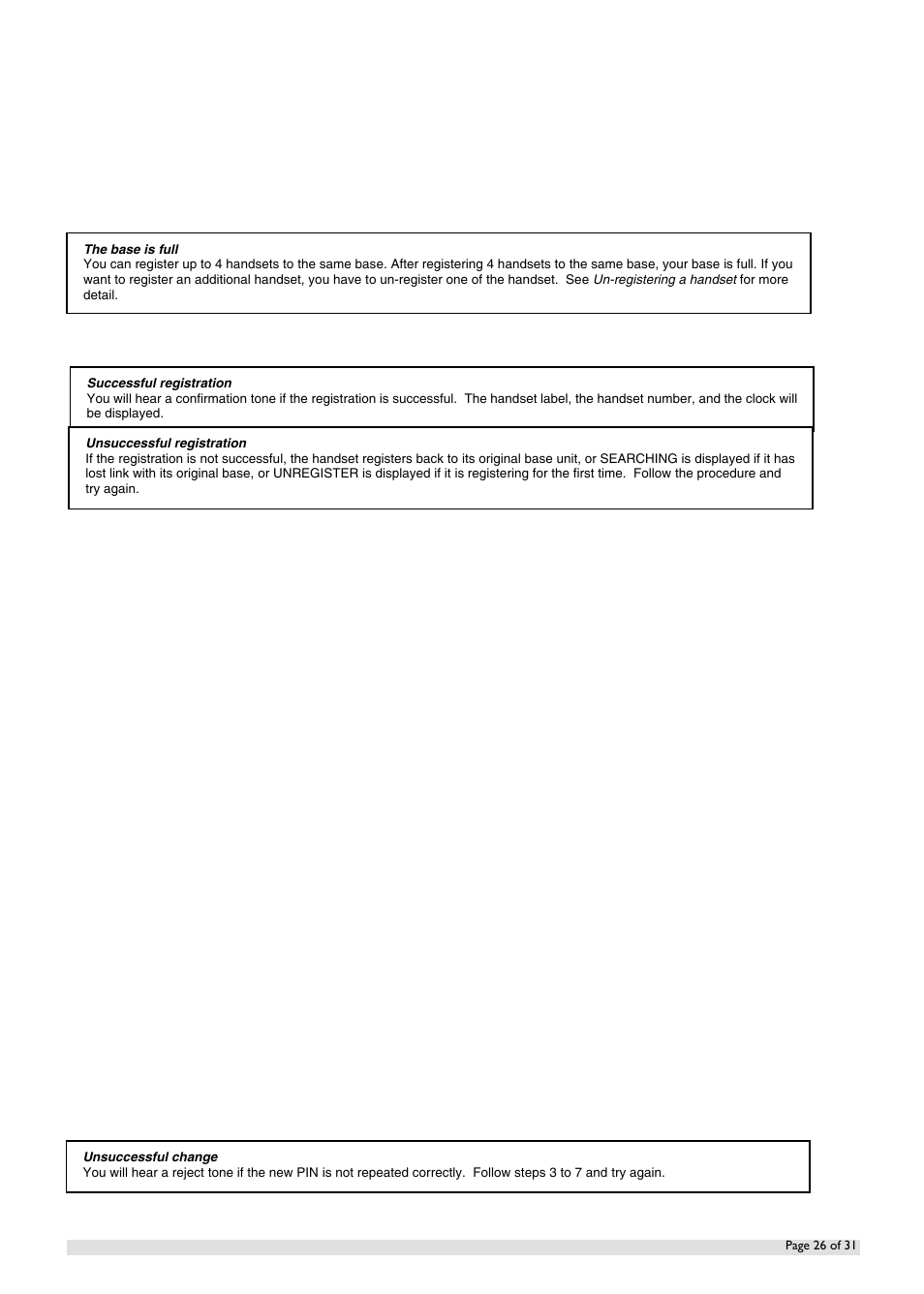 Oricom IP800 User Manual | Page 26 / 31