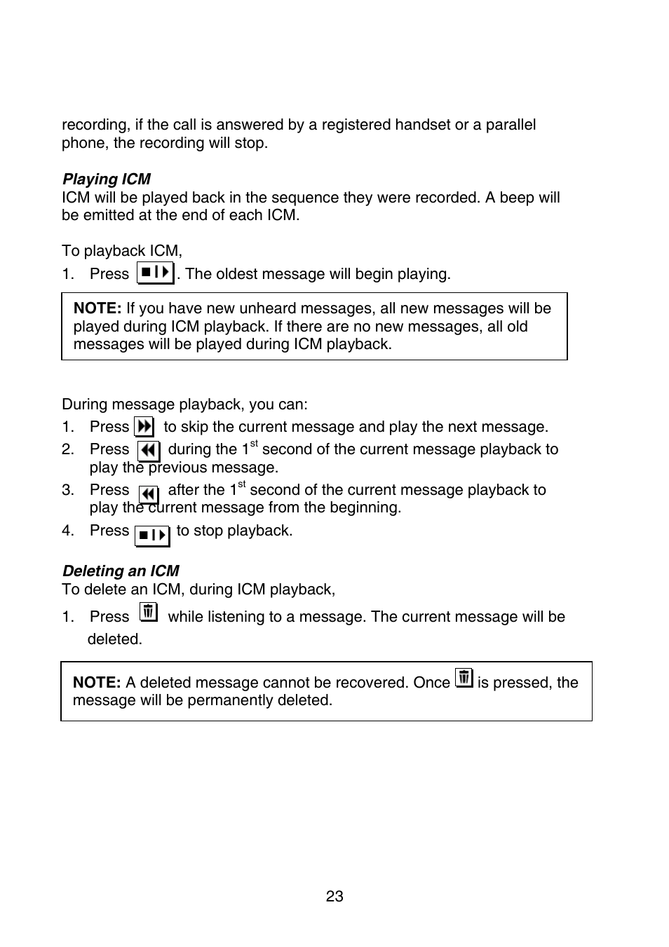 Oricom P700 User Manual | Page 23 / 35