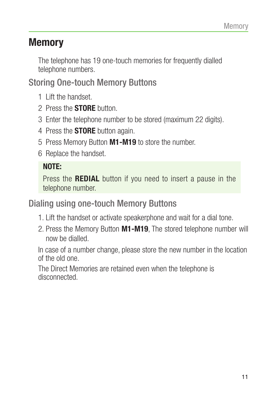 Oricom CARE90 User Manual | Page 13 / 20