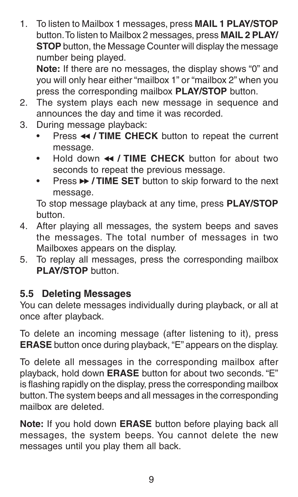 Oricom AM100 User Manual | Page 10 / 14