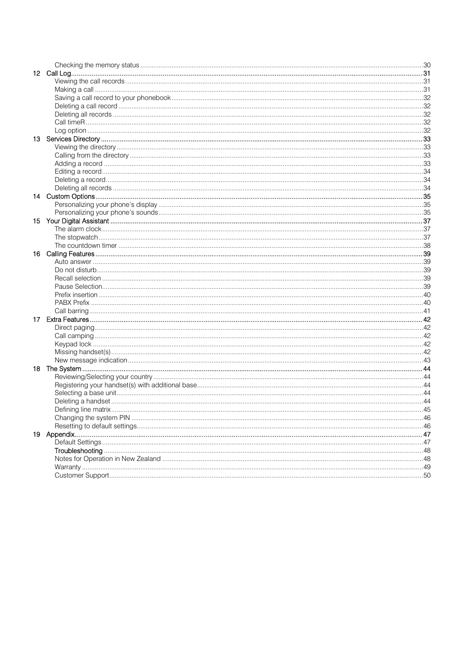 Oricom S209 User Manual | Page 4 / 54