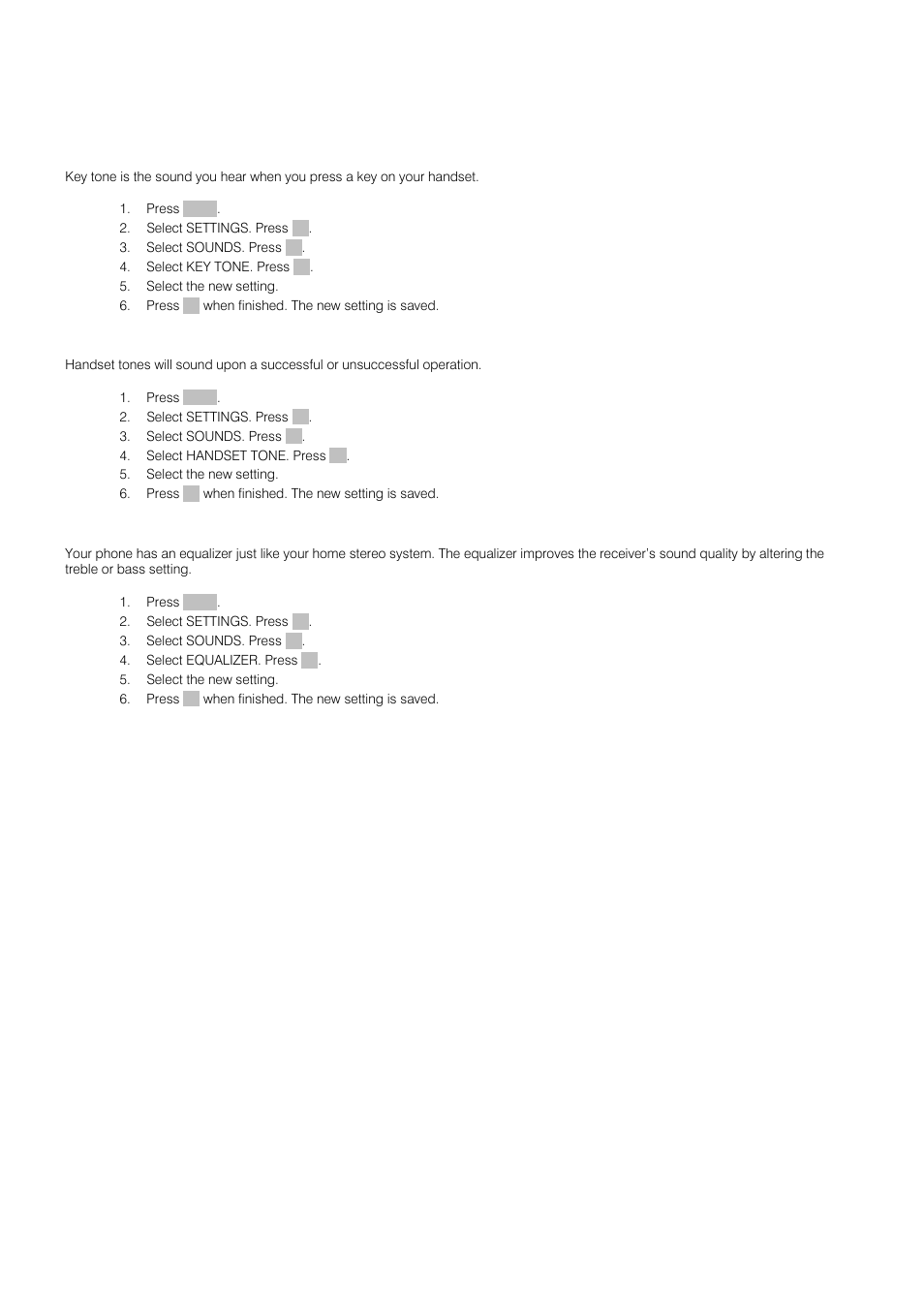 Custom options | Oricom S209 User Manual | Page 40 / 54