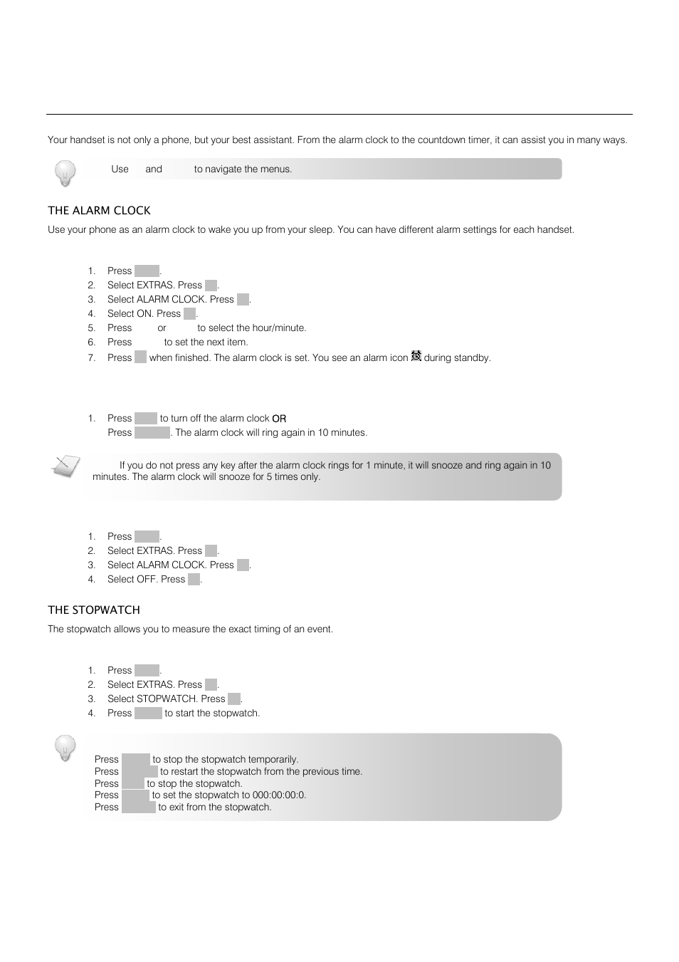 Your digital assistant | Oricom S209 User Manual | Page 41 / 54