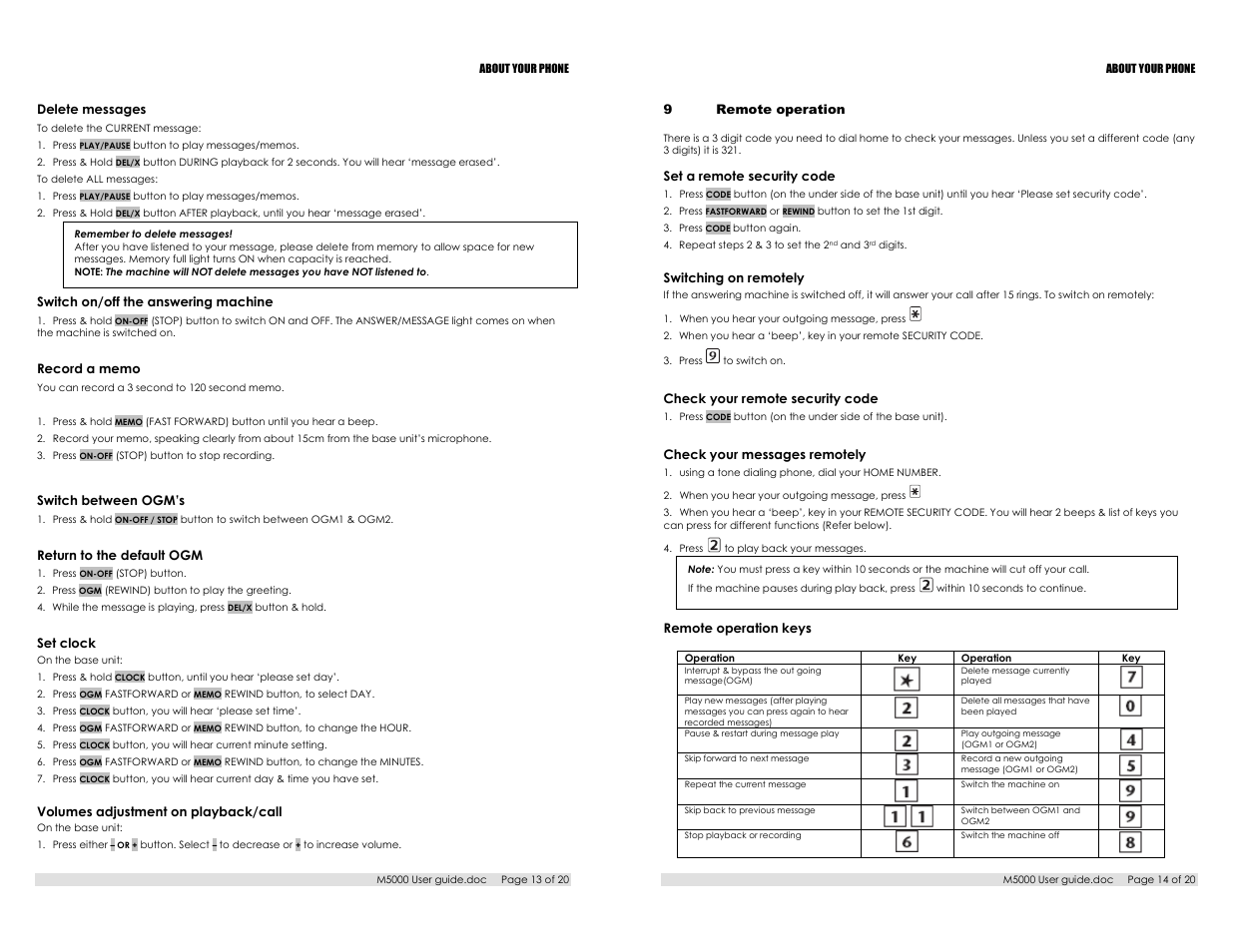 Oricom M5000 User Manual | Page 7 / 10