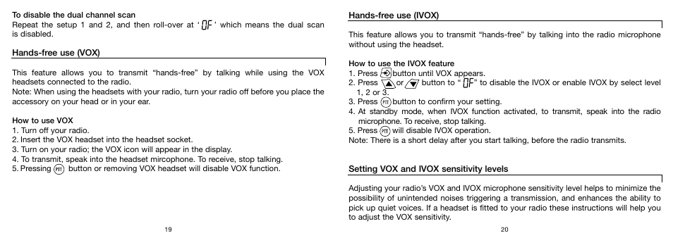 Oricom PMR3000R User Manual | Page 10 / 15