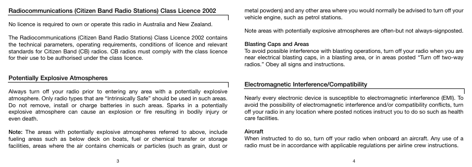 Oricom PMR3000R User Manual | Page 2 / 15