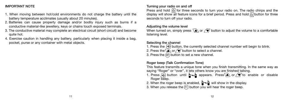 Oricom PMR3000R User Manual | Page 6 / 15