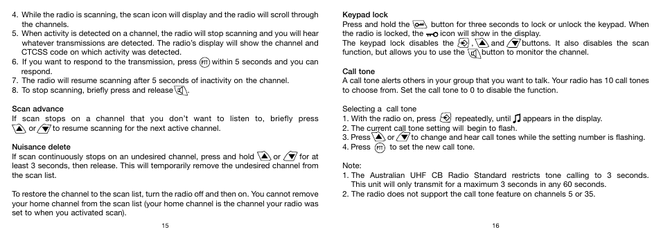 Oricom PMR3000R User Manual | Page 8 / 15