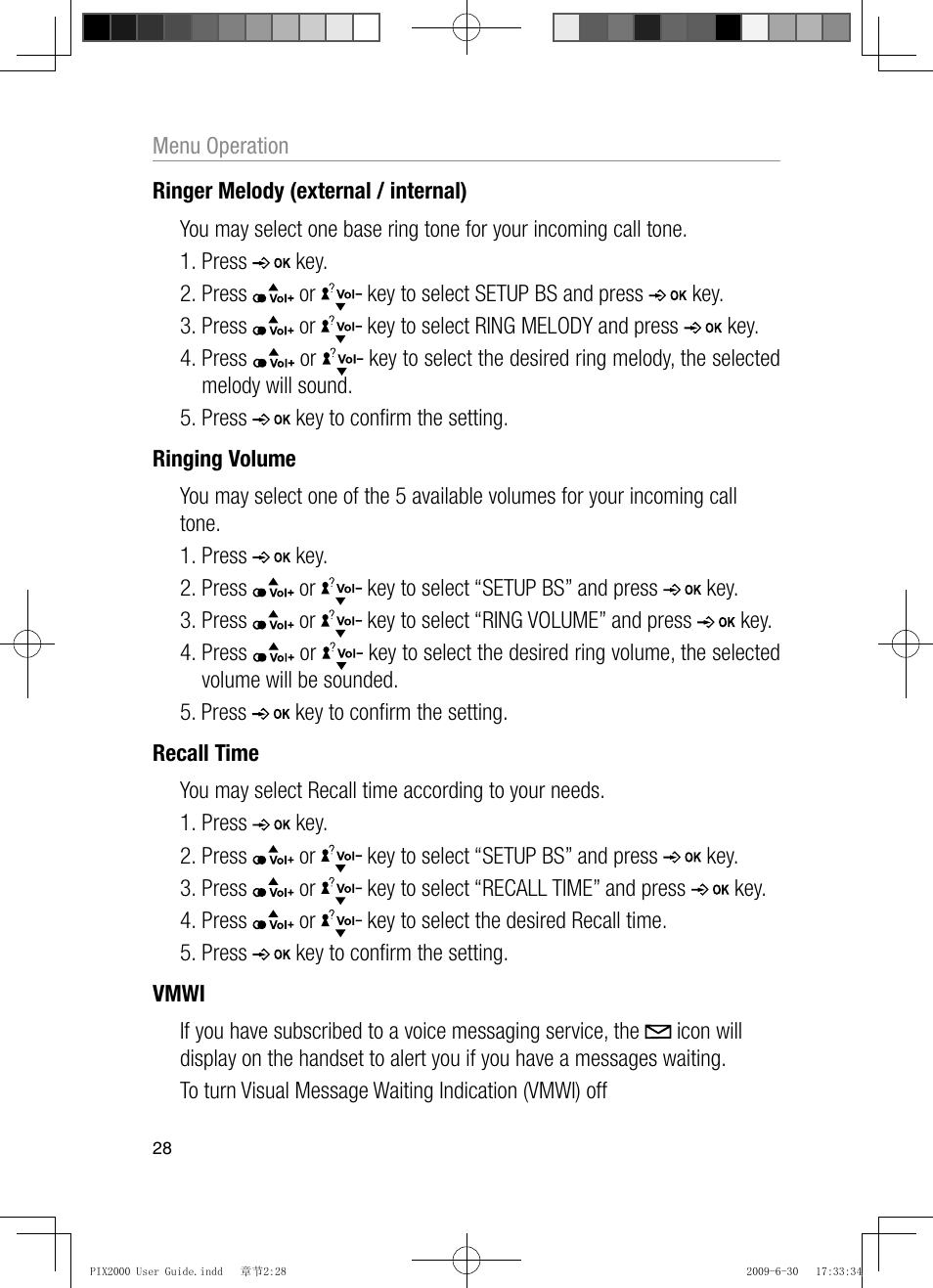 Oricom PIX2000 User Manual | Page 30 / 67