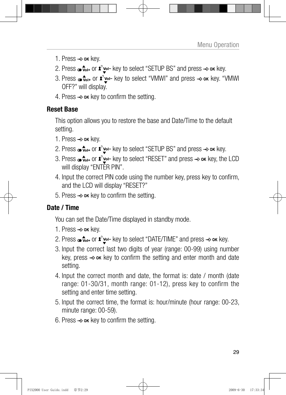 Oricom PIX2000 User Manual | Page 31 / 67