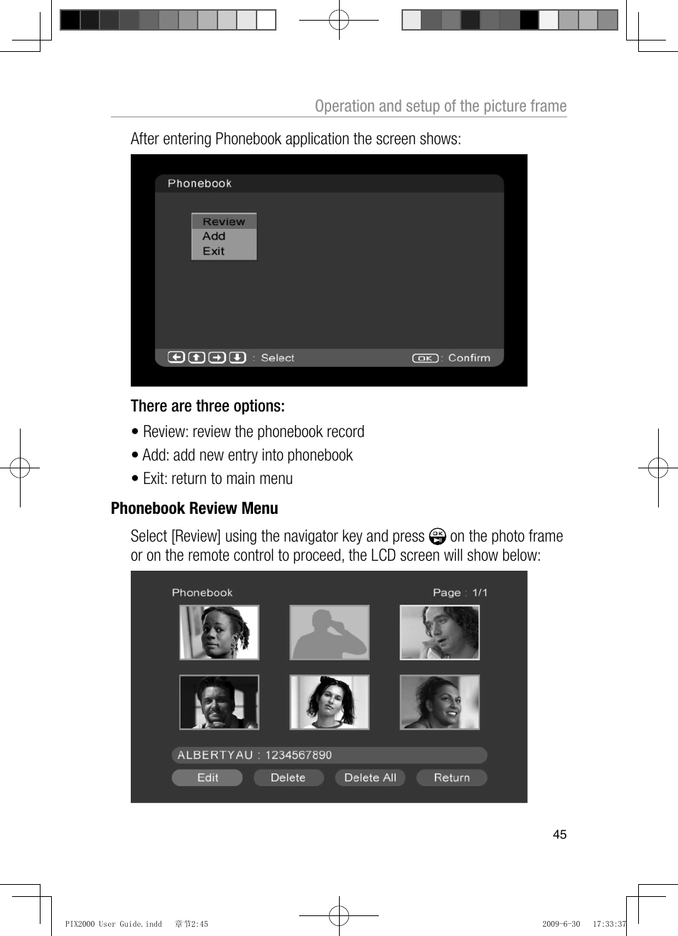 Oricom PIX2000 User Manual | Page 47 / 67