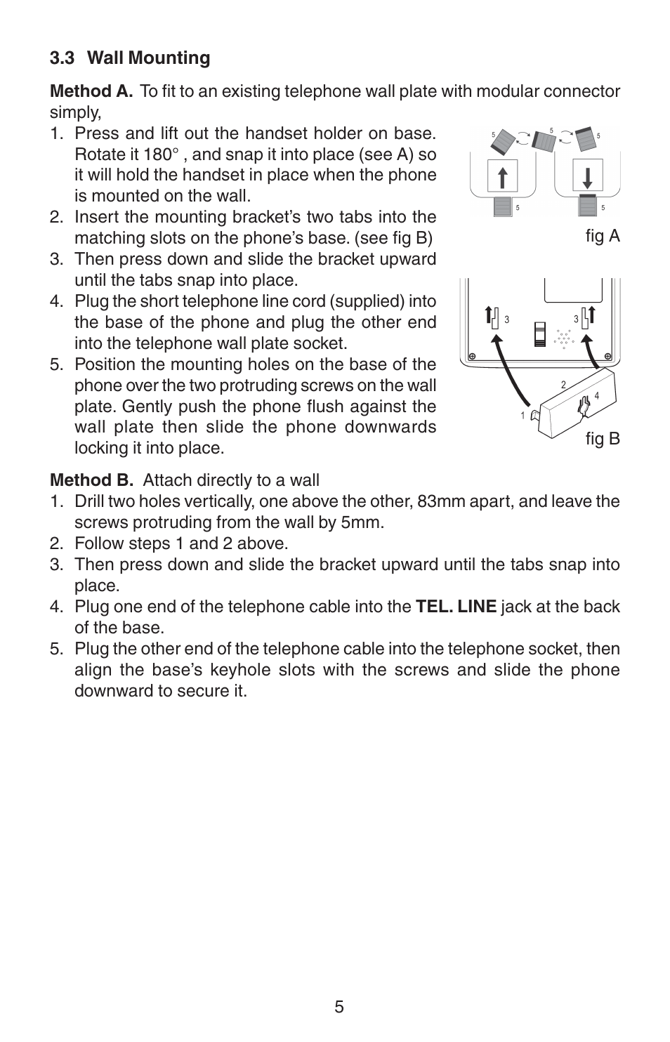Oricom TP110 User Manual | Page 5 / 14