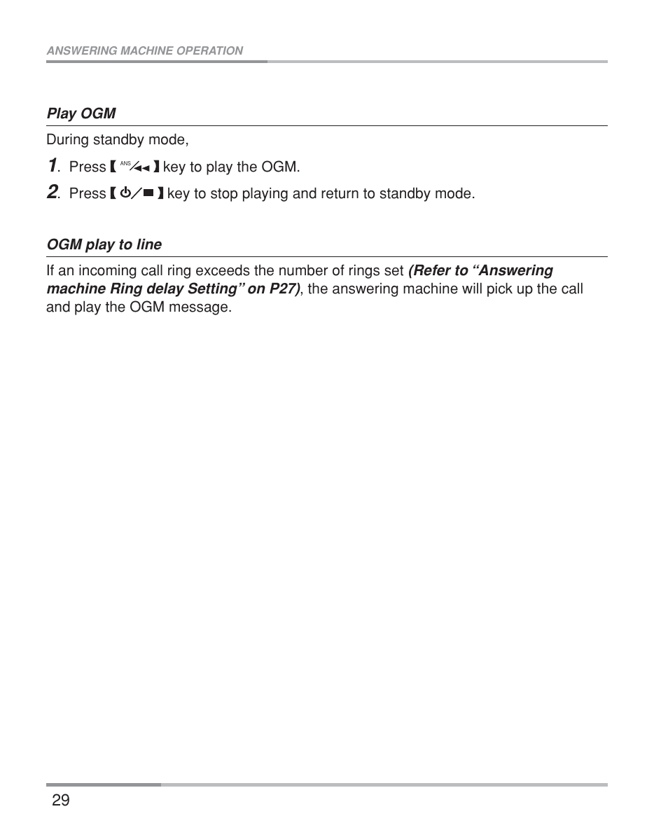 Oricom eco5200 Series User Manual | Page 33 / 46