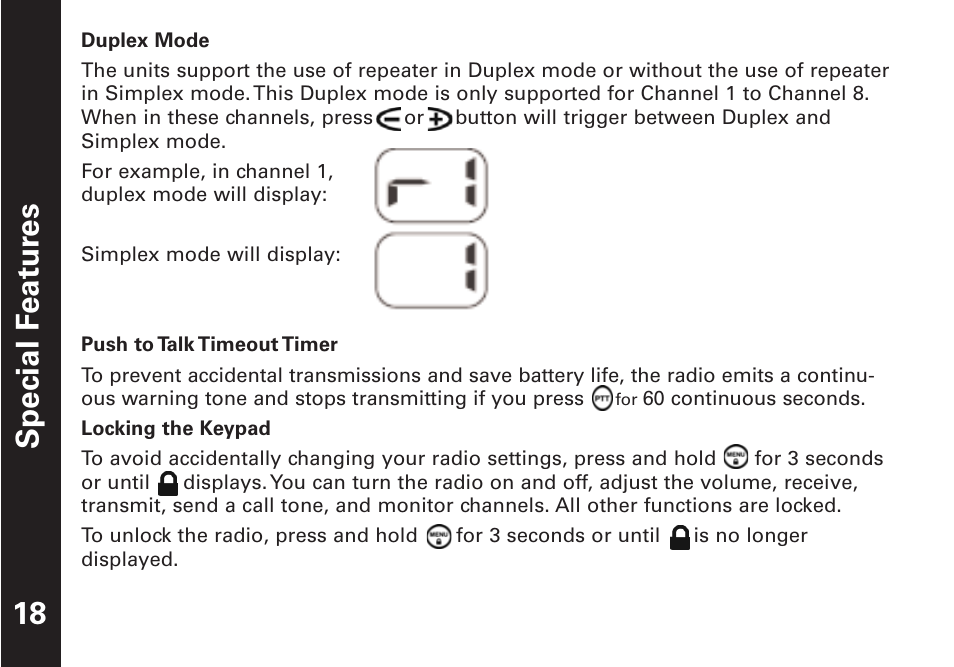 Oricom Talkabout T5509 User Manual | Page 11 / 17