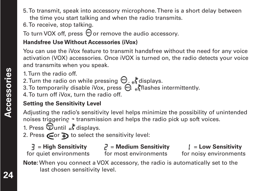 Oricom Talkabout T5509 User Manual | Page 14 / 17