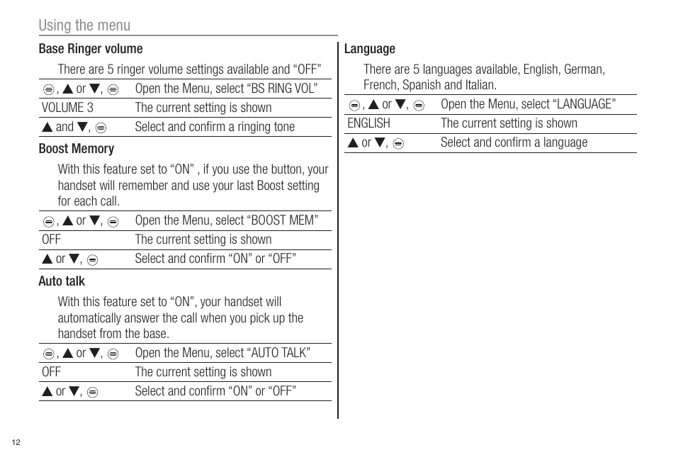 Oricom ECO80 User Manual | Page 14 / 36