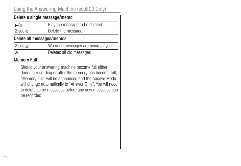 Oricom ECO80 User Manual | Page 20 / 36