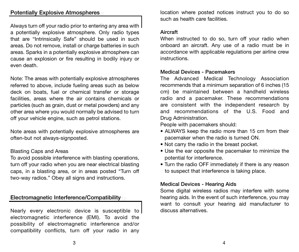 Oricom PMR655 User Manual | Page 4 / 10