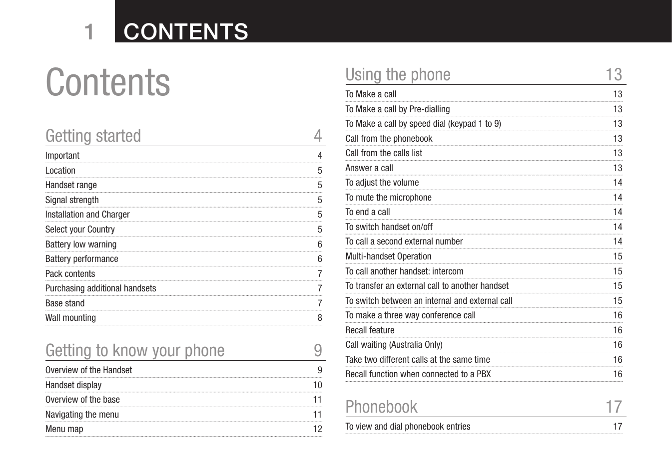 Oricom 8000 User Manual | Page 2 / 44