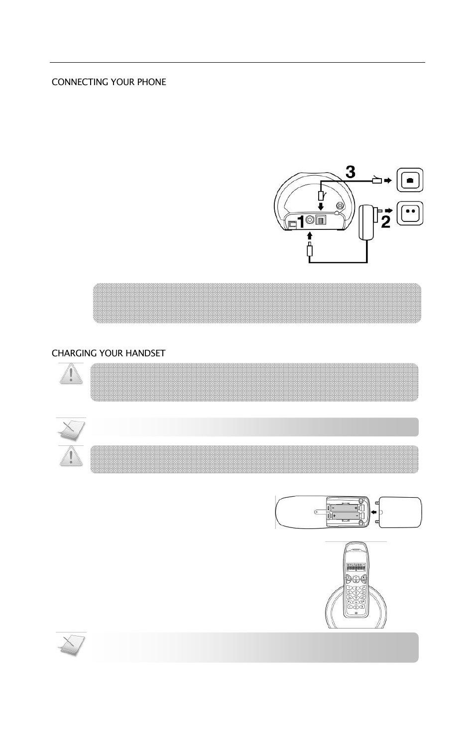 About your phone, Getting started | Oricom ECO600 User Manual | Page 7 / 24