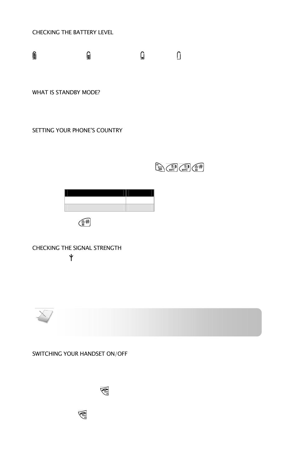 About your phone | Oricom ECO600 User Manual | Page 8 / 24