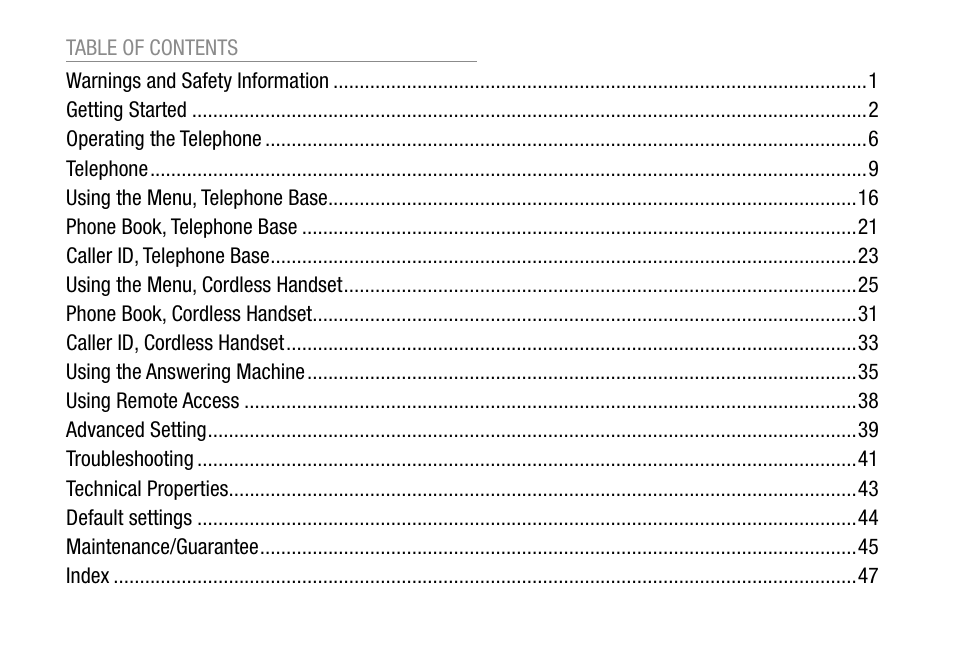 Oricom Pro900 User Manual | Page 2 / 52