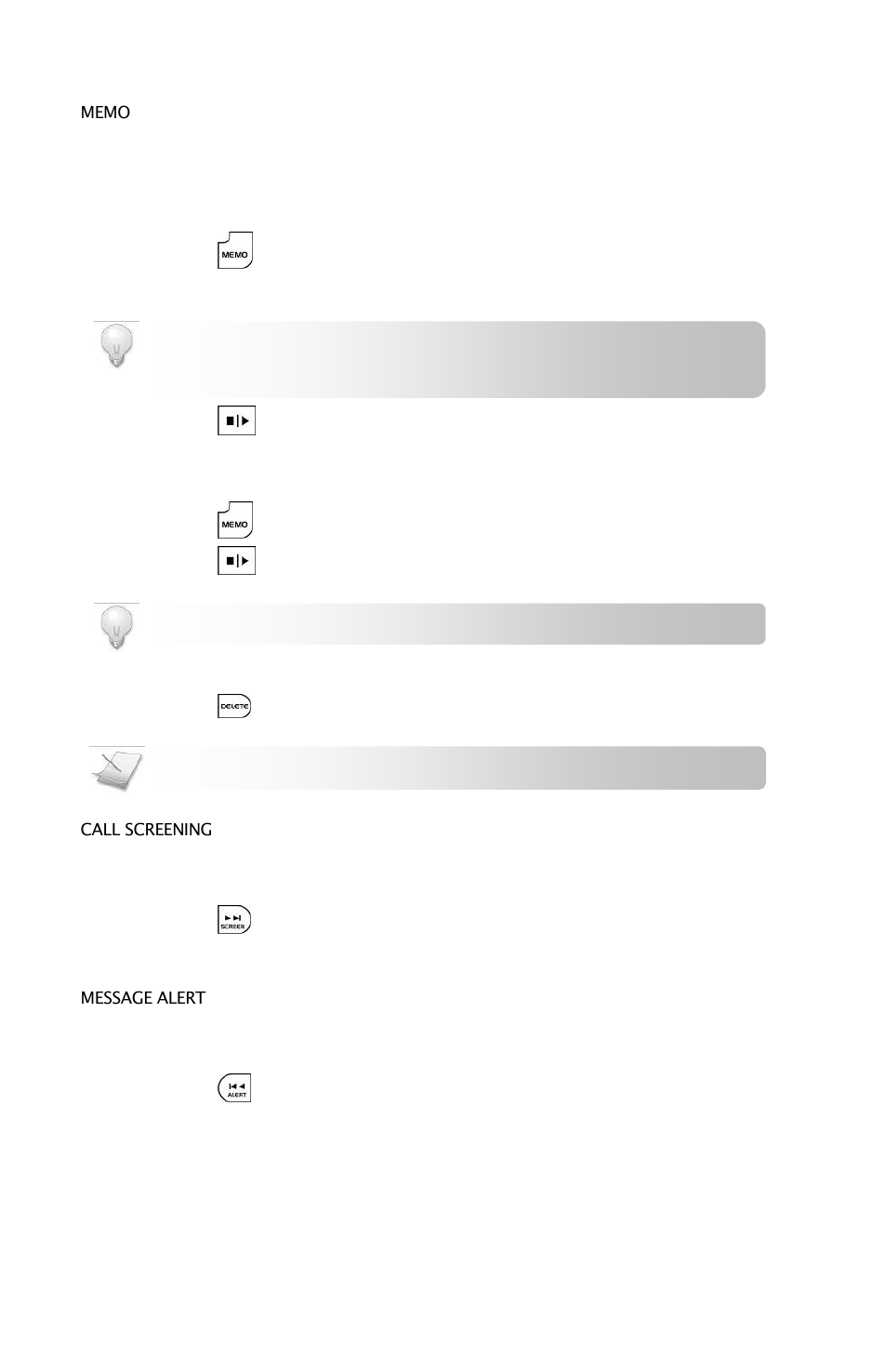 The answering machine | Oricom ECO3400 User Manual | Page 26 / 31