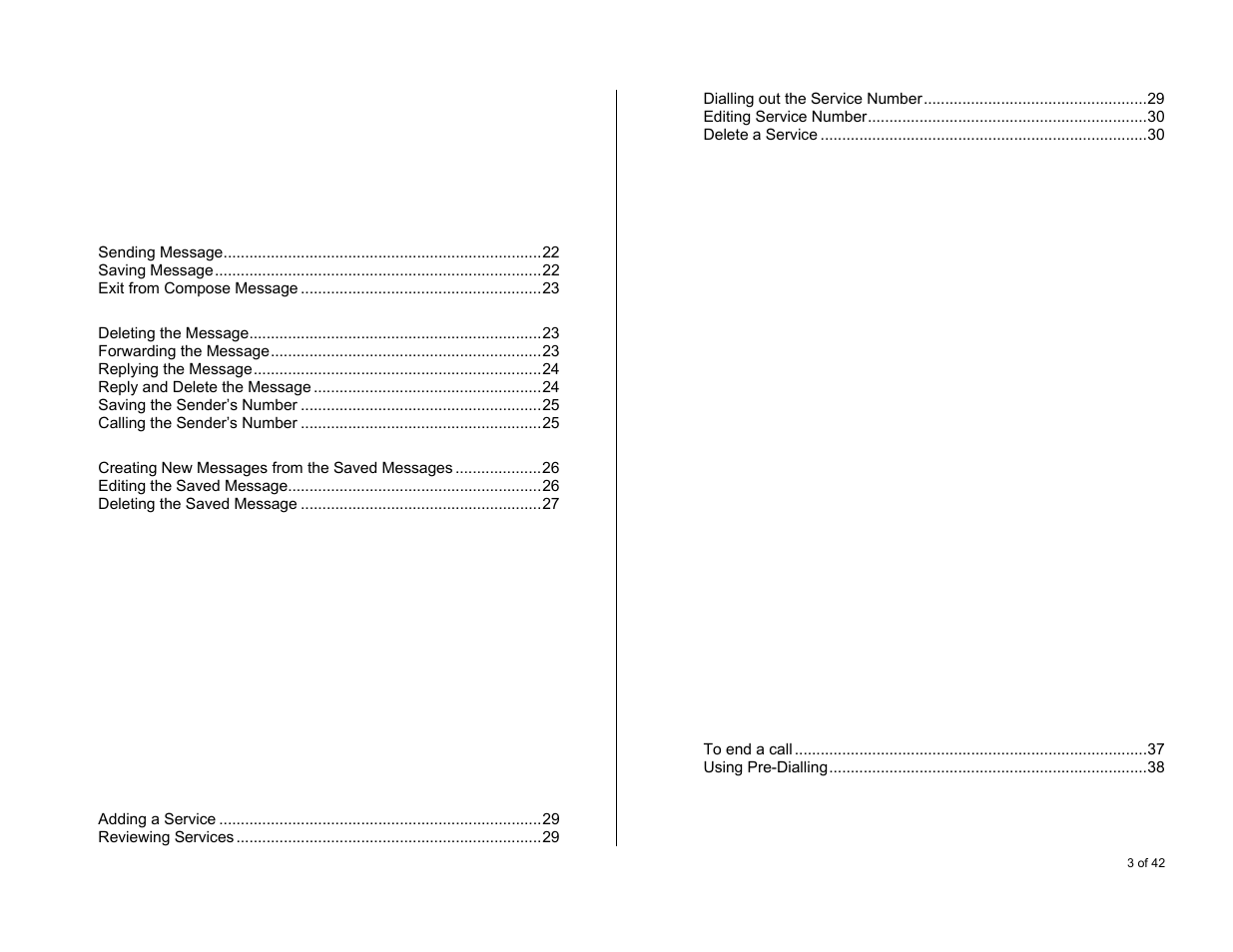 Oricom S6000 User Manual | Page 3 / 42