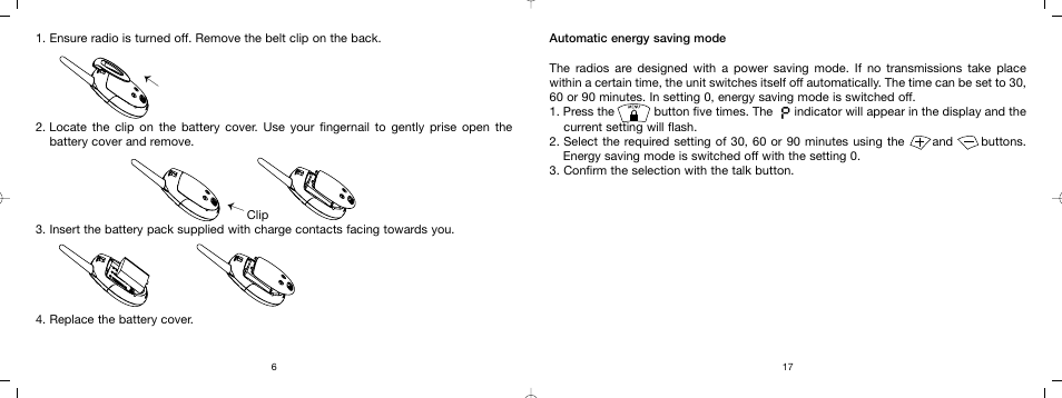 Oricom UHF TWO-WAY RADIOS PMR1000R User Manual | Page 7 / 12